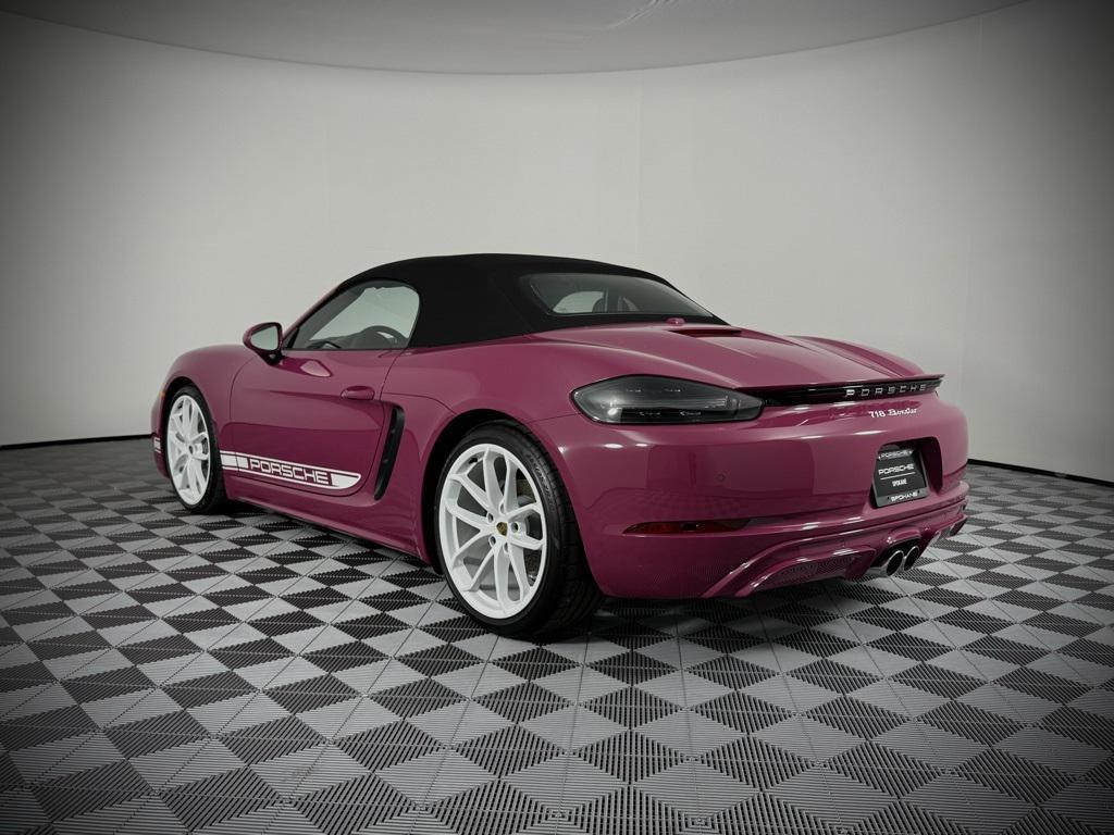 new 2025 Porsche 718 Boxster car, priced at $107,445