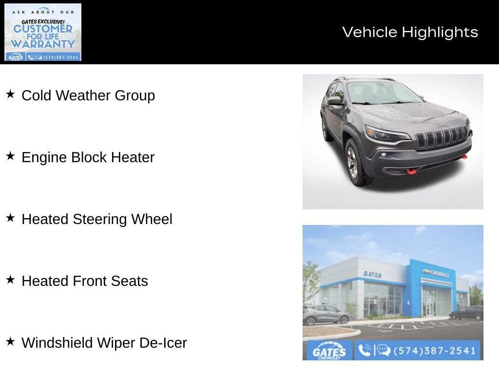 used 2019 Jeep Cherokee car, priced at $15,971