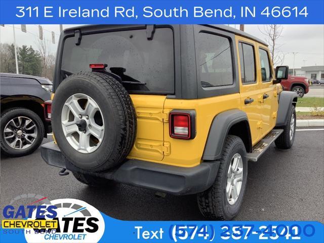 used 2020 Jeep Wrangler Unlimited car, priced at $24,227