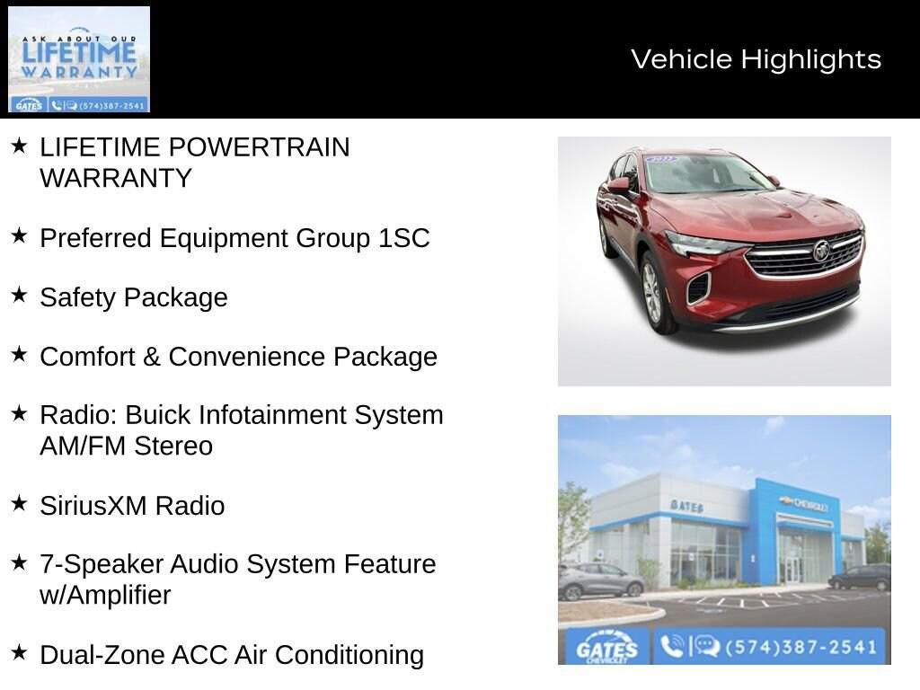 used 2022 Buick Envision car, priced at $24,915
