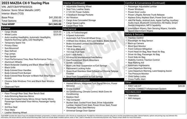 used 2023 Mazda CX-9 car, priced at $22,868