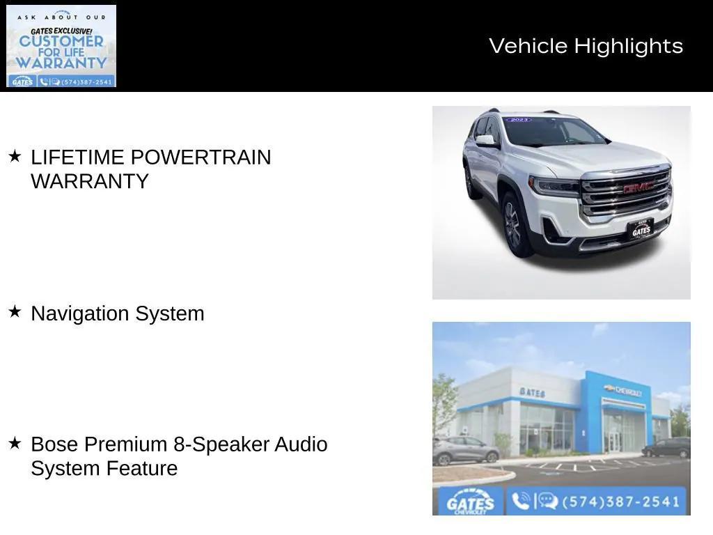 used 2023 GMC Acadia car, priced at $25,781