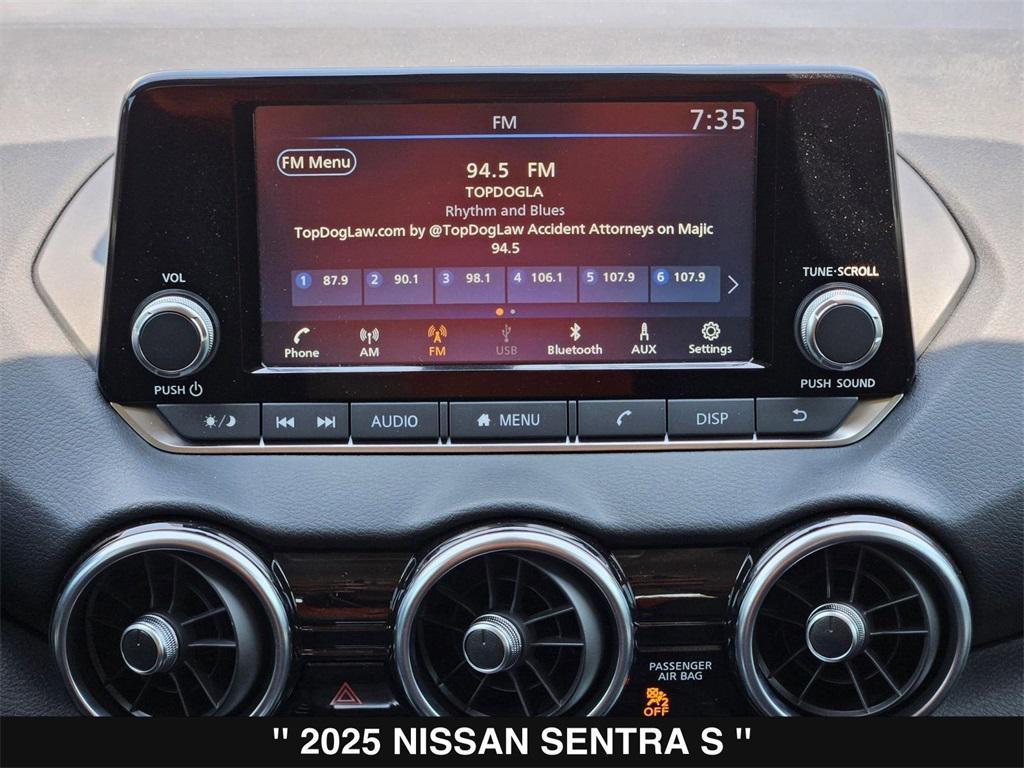new 2025 Nissan Sentra car, priced at $21,225