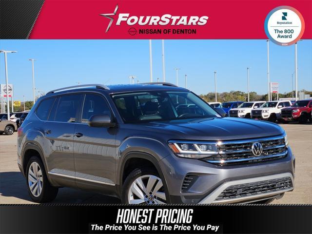 used 2021 Volkswagen Atlas car, priced at $29,750