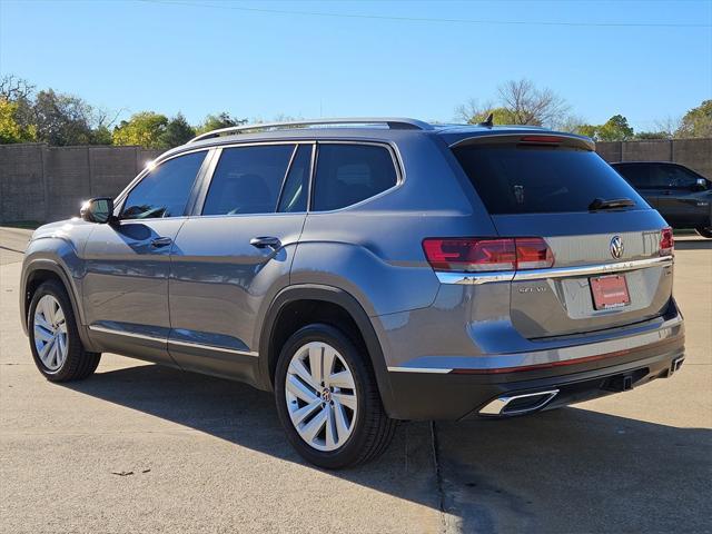 used 2021 Volkswagen Atlas car, priced at $29,750