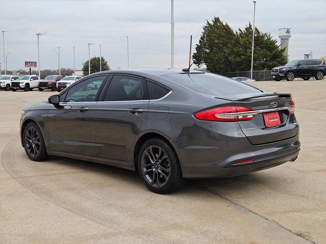 used 2018 Ford Fusion car, priced at $14,400