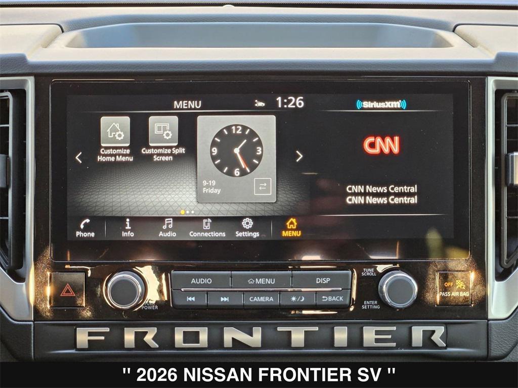 new 2026 Nissan Frontier car, priced at $37,285