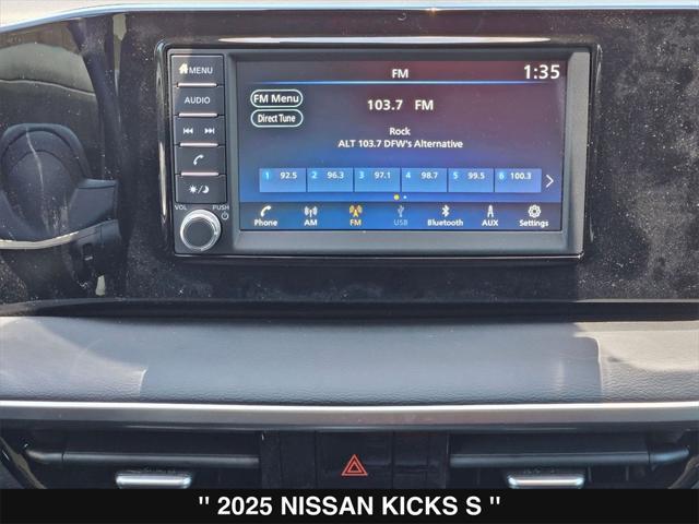 new 2025 Nissan Kicks car, priced at $24,346
