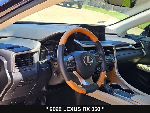 used 2022 Lexus RX 350 car, priced at $43,952