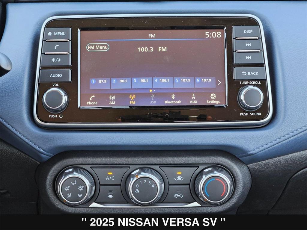 new 2025 Nissan Versa car, priced at $19,589