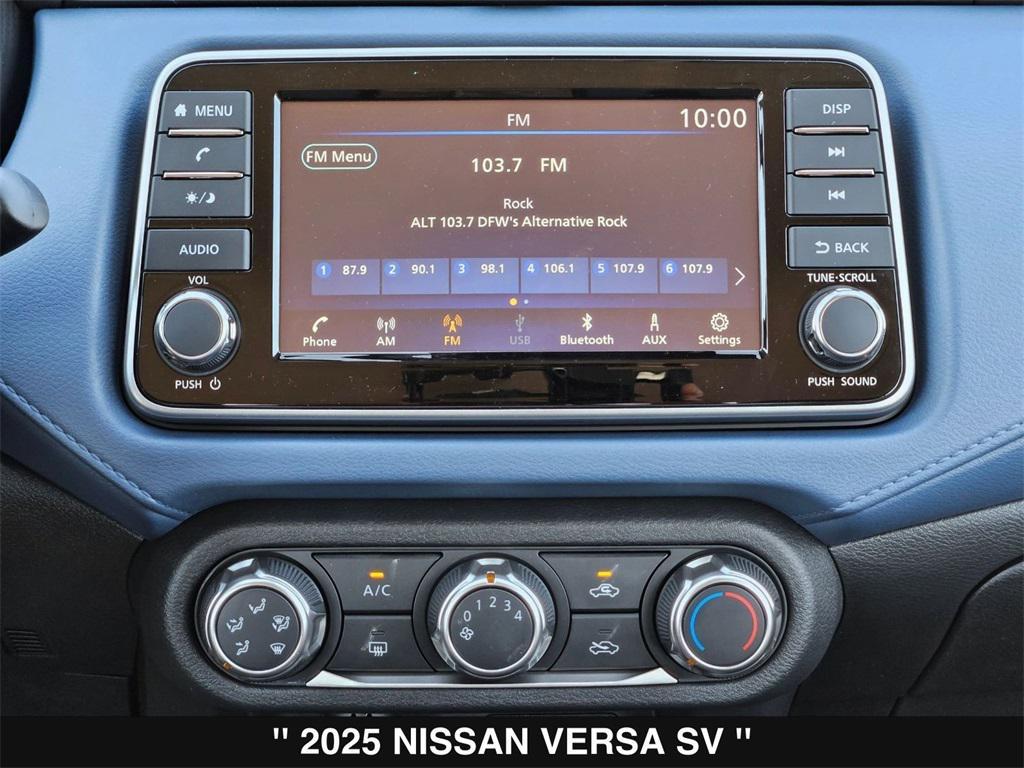 new 2025 Nissan Versa car, priced at $19,998