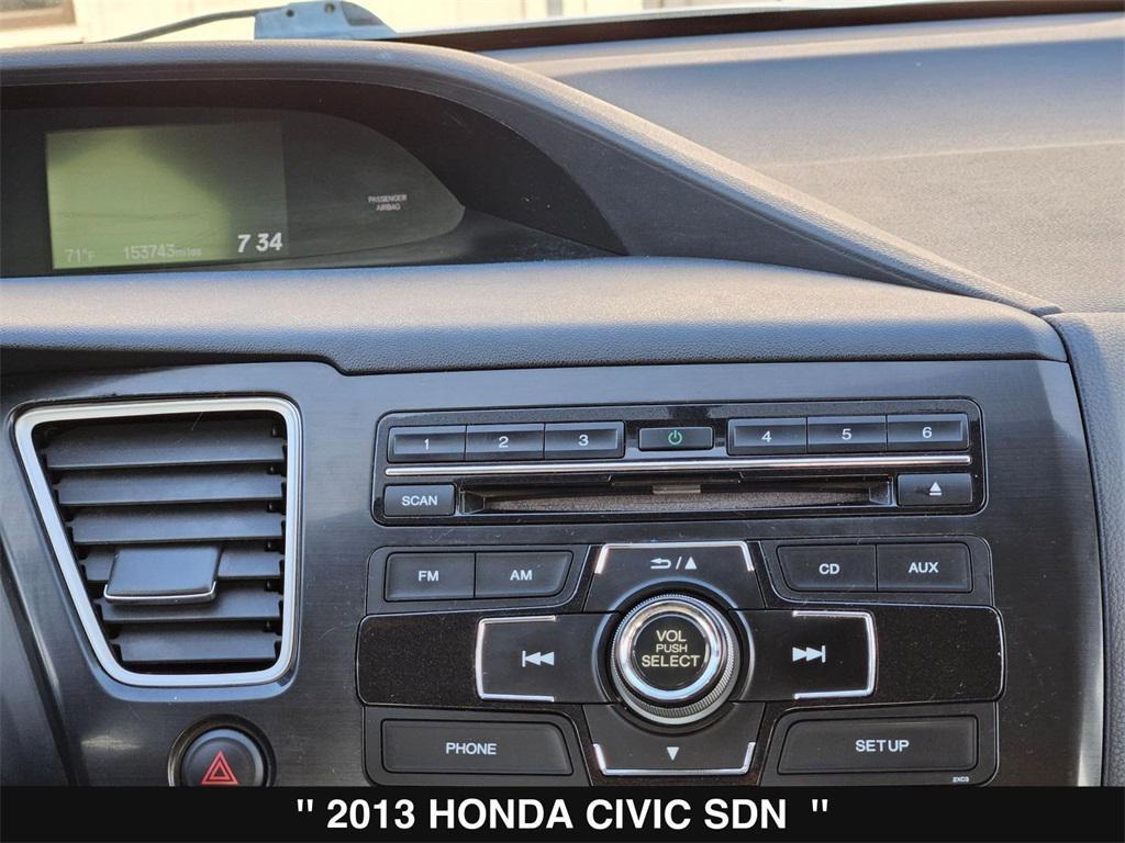 used 2013 Honda Civic car, priced at $8,200