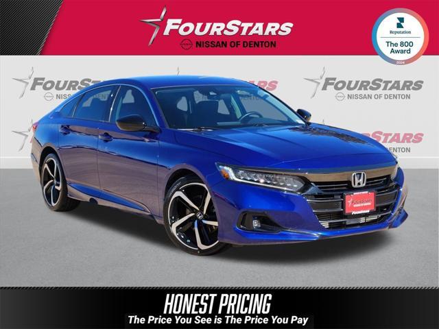 used 2021 Honda Accord car, priced at $25,750