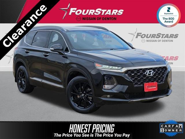 used 2019 Hyundai Santa Fe car, priced at $18,750