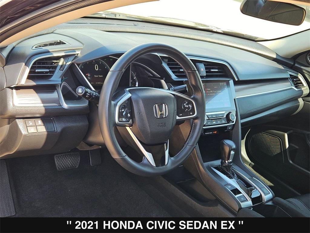 used 2021 Honda Civic car, priced at $22,942