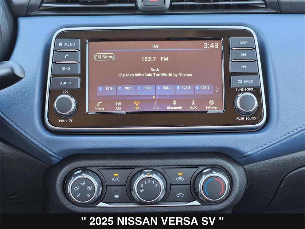 new 2025 Nissan Versa car, priced at $19,998