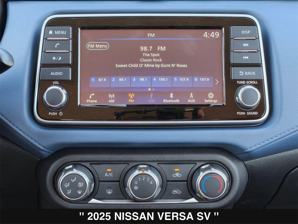 new 2025 Nissan Versa car, priced at $21,095