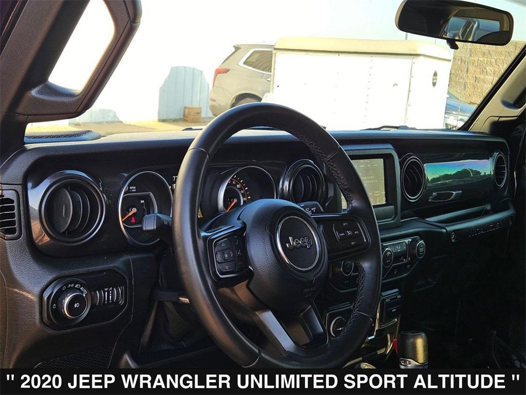 used 2020 Jeep Wrangler Unlimited car, priced at $24,961