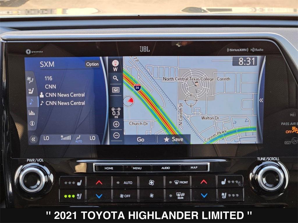 used 2021 Toyota Highlander car, priced at $28,494