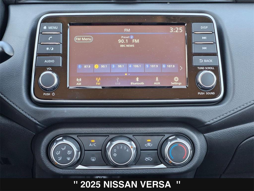 new 2025 Nissan Versa car, priced at $19,050