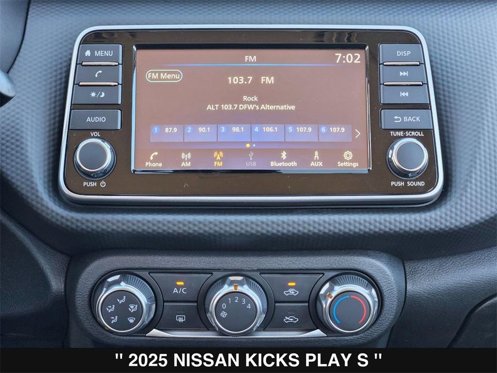 new 2025 Nissan Kicks car, priced at $21,322