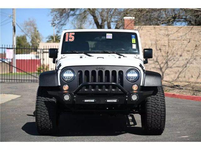 used 2015 Jeep Wrangler Unlimited car, priced at $16,688