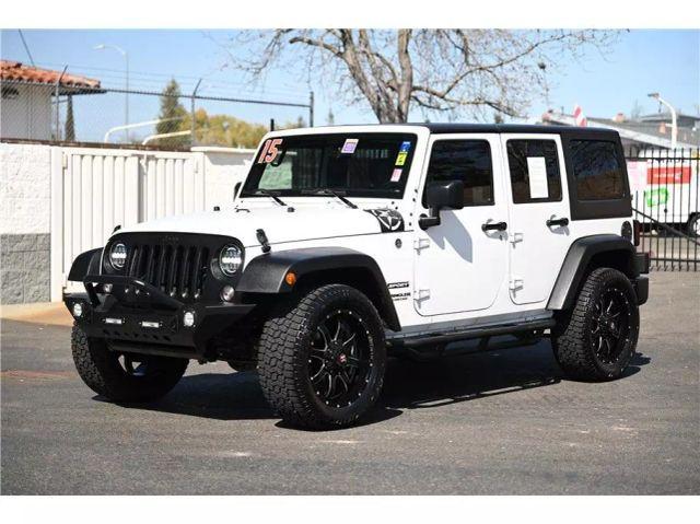 used 2015 Jeep Wrangler Unlimited car, priced at $16,688