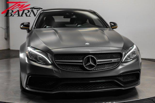 used 2017 Mercedes-Benz AMG C 63 car, priced at $41,990