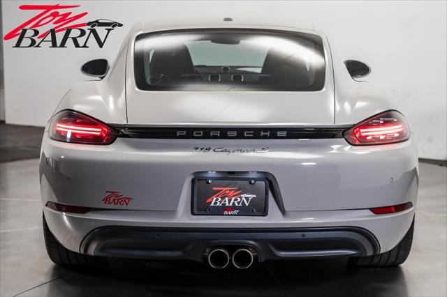 used 2018 Porsche 718 Cayman car, priced at $57,890