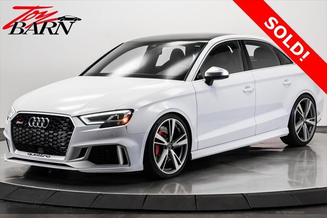 used 2018 Audi RS 3 car, priced at $37,350