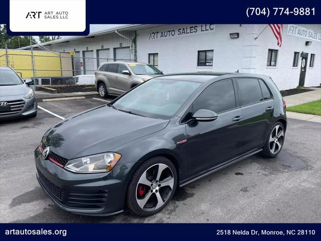 used 2017 Volkswagen Golf GTI car, priced at $10,500