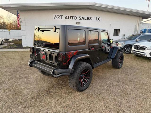 used 2016 Jeep Wrangler Unlimited car, priced at $18,500