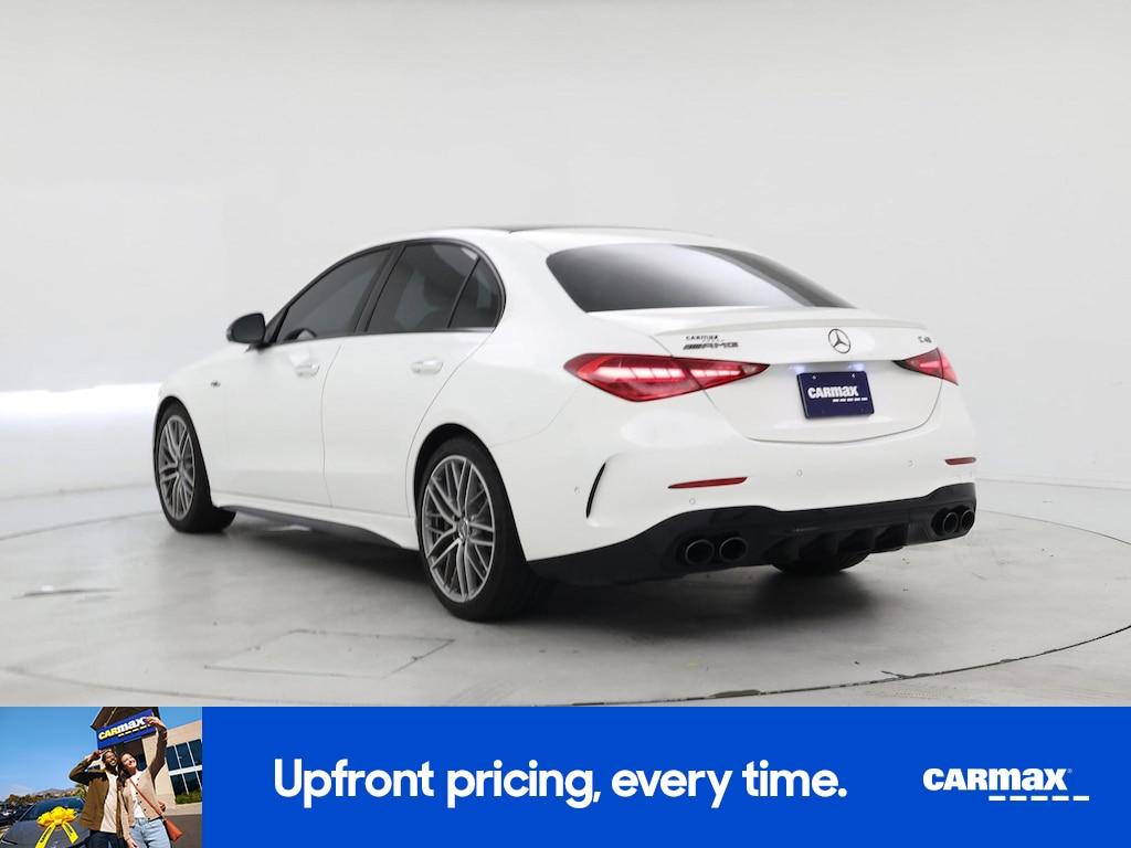 used 2023 Mercedes-Benz AMG C 43 car, priced at $52,998