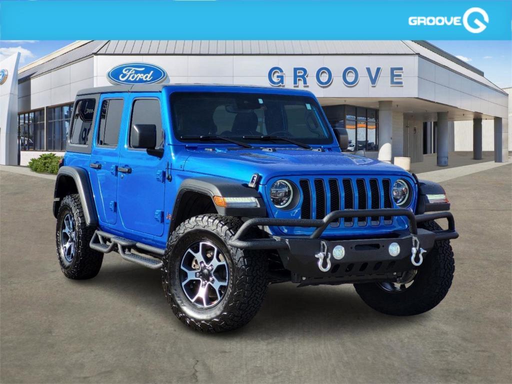 used 2021 Jeep Wrangler Unlimited car, priced at $38,092