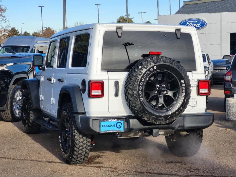 used 2022 Jeep Wrangler Unlimited car, priced at $28,591