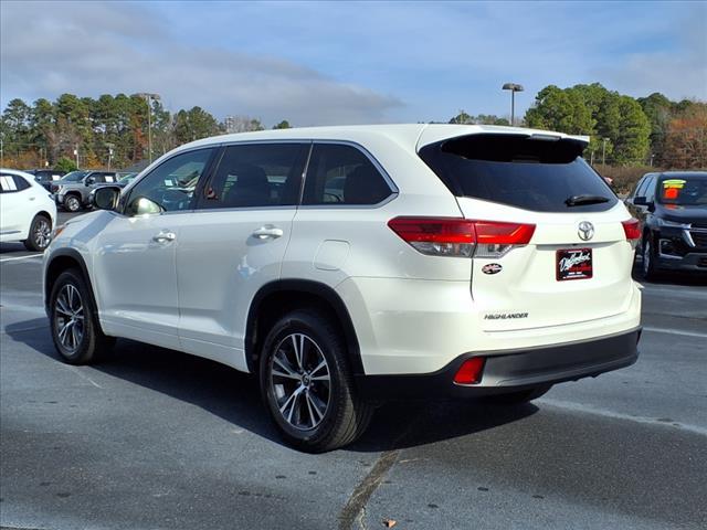 used 2018 Toyota Highlander car, priced at $18,000