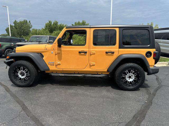 used 2018 Jeep Wrangler Unlimited car, priced at $18,490