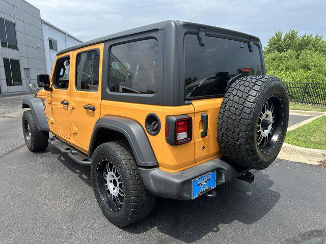 used 2018 Jeep Wrangler Unlimited car, priced at $18,490