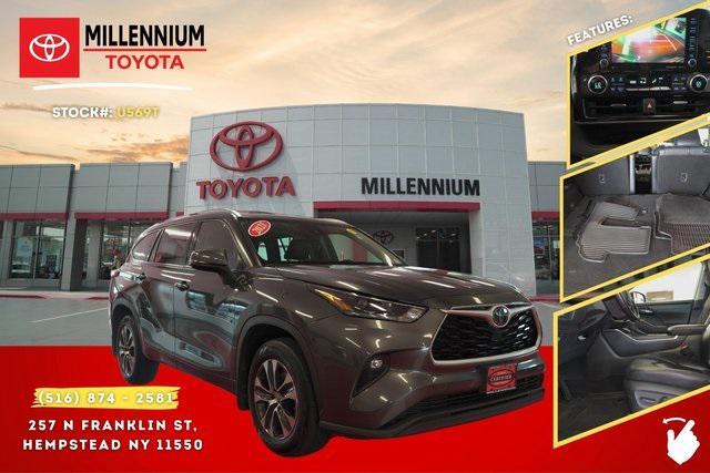used 2021 Toyota Highlander car, priced at $33,995