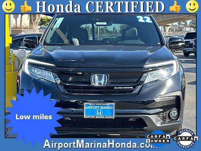 used 2022 Honda Pilot car, priced at $37,400