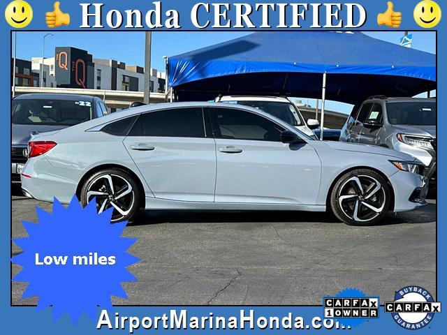 used 2021 Honda Accord car, priced at $29,500