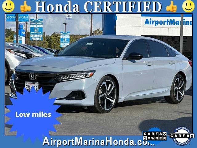 used 2021 Honda Accord car, priced at $29,500