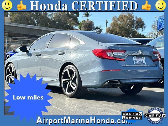 used 2021 Honda Accord car, priced at $29,500