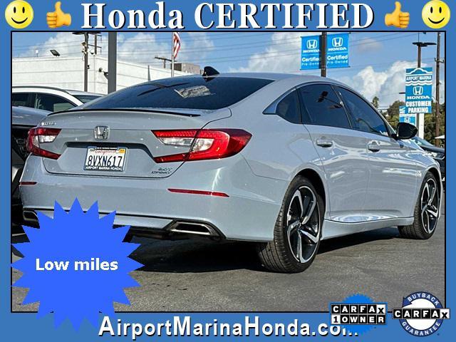 used 2021 Honda Accord car, priced at $29,500