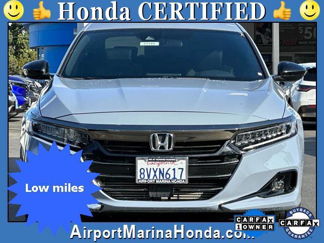 used 2021 Honda Accord car, priced at $29,500