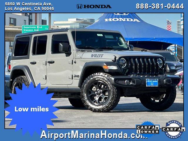 used 2020 Jeep Wrangler Unlimited car, priced at $29,200