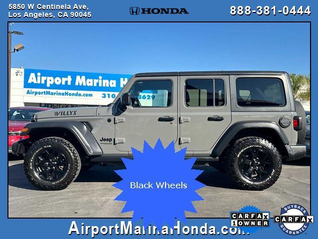 used 2020 Jeep Wrangler Unlimited car, priced at $29,200