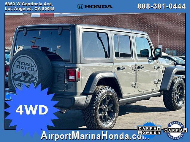 used 2020 Jeep Wrangler Unlimited car, priced at $29,200