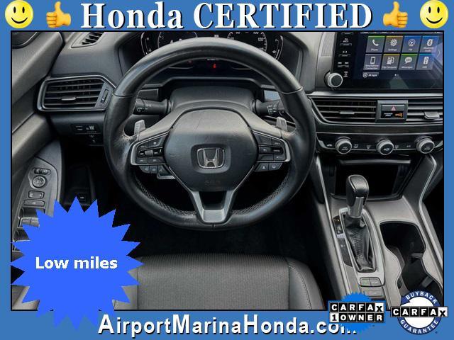 used 2021 Honda Accord car, priced at $26,695