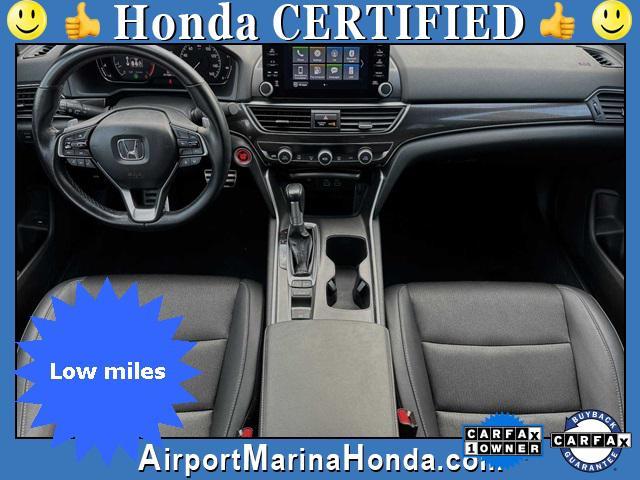 used 2021 Honda Accord car, priced at $26,695